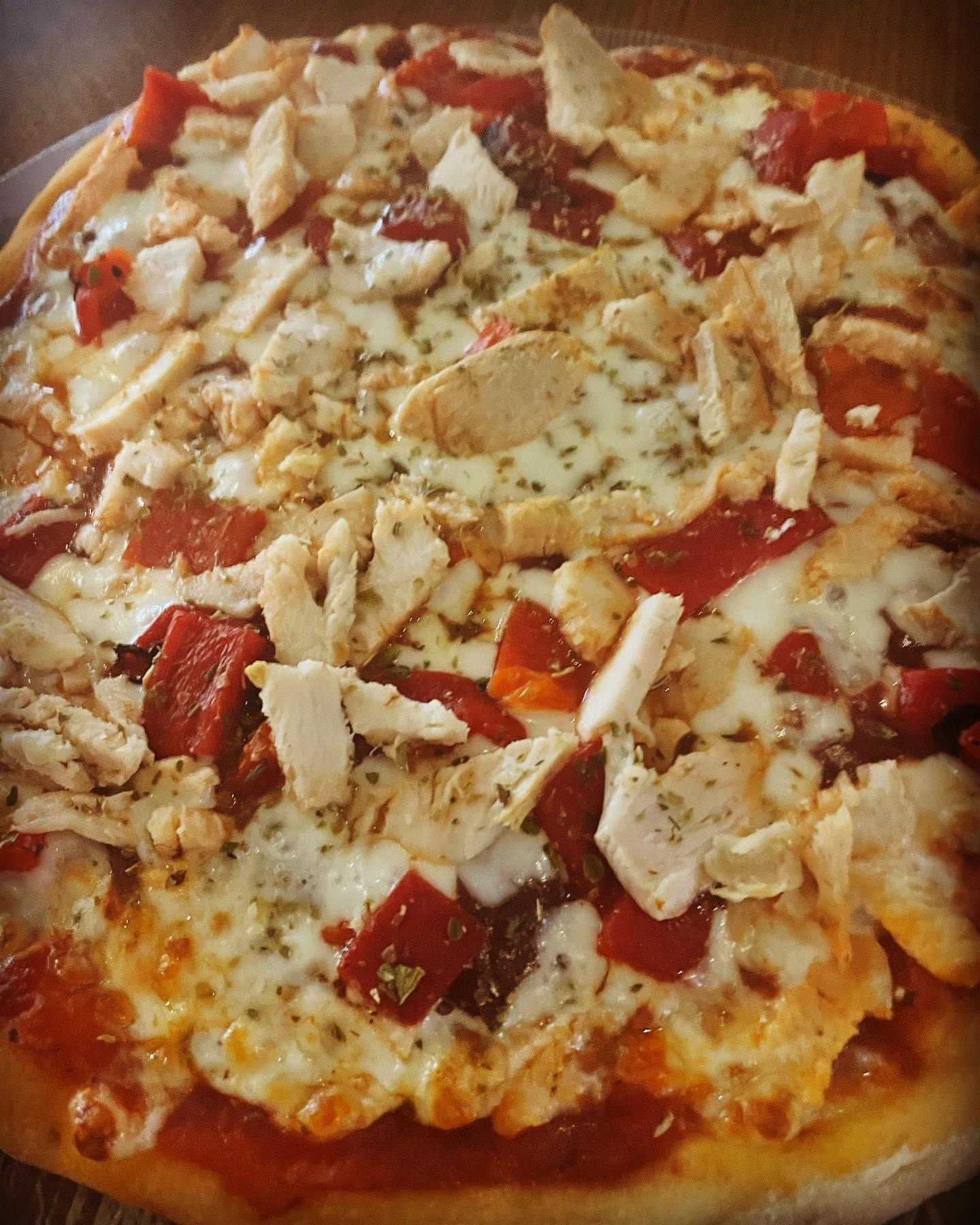 Chicken bbq pizz